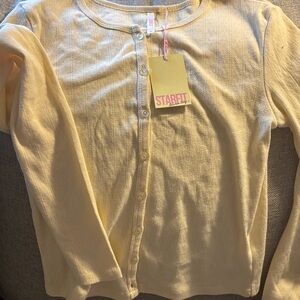 Starfit Women's Cream Cardigan Sweater